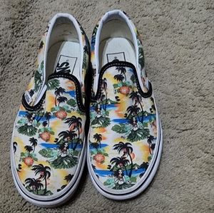 Youth "Hawaiian" slip on Vans